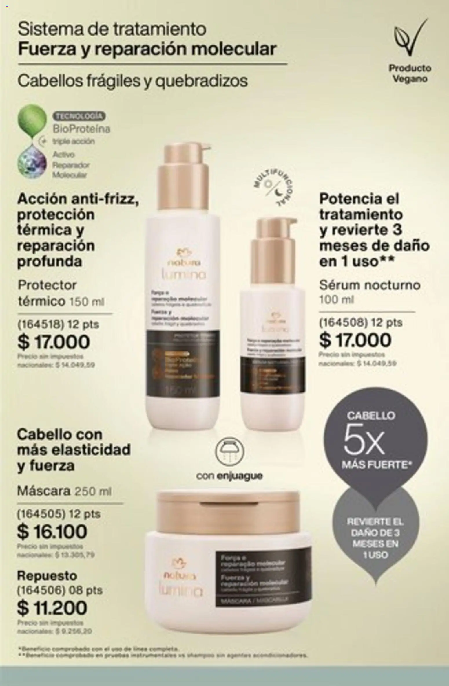 Catálogo Natura Ciclo 1/2026 │ válido desde el 04.12.2025 | Página: 239 | Productos: Serum, Máscara, Térmica