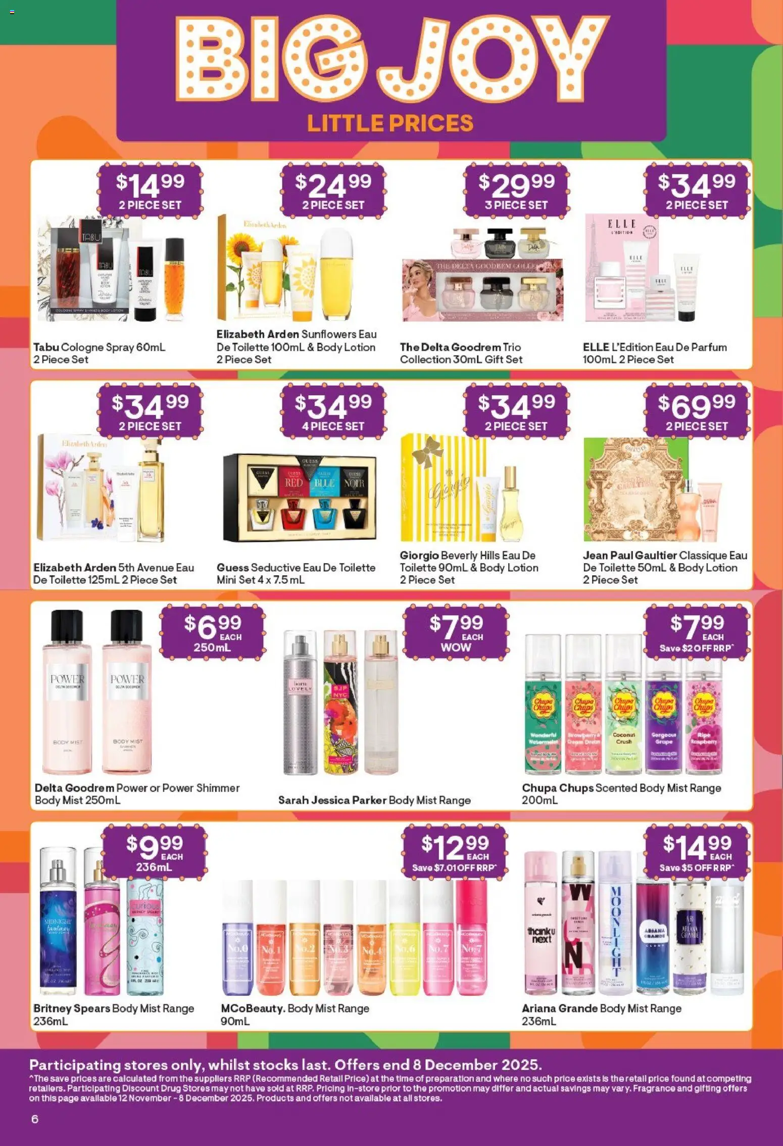 Discount Drug Stores catalogue - valid from 12.11.2025 | Page: 6 | Products: Fragrance, Lotion, Chips, Body lotion