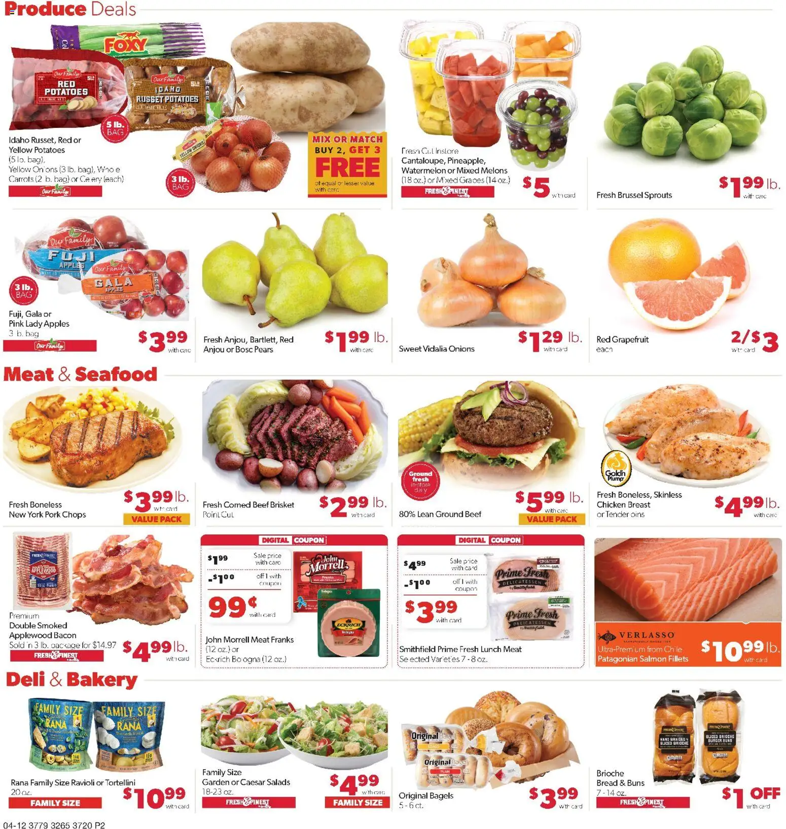 Family Fare Weekly Ad - NE - valid from 12.04.2026 | Page: 2 | Products: Bread, Apples, Beef, Bag