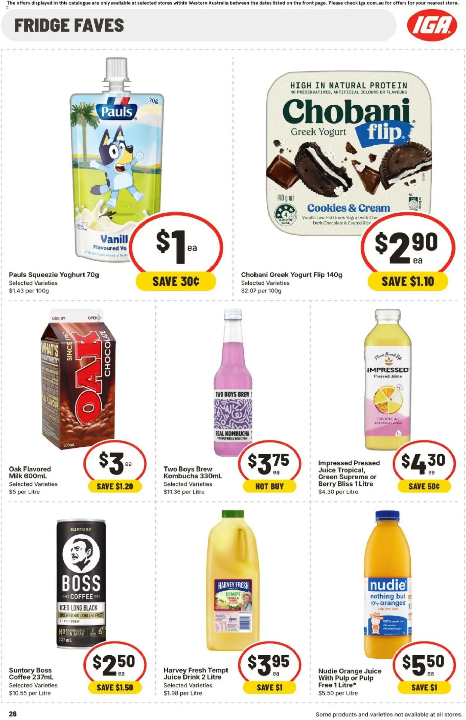 IGA catalogue - valid from 07.01.2026 | Page: 29 | Products: Yoghurt, Juice, Rice, Cream