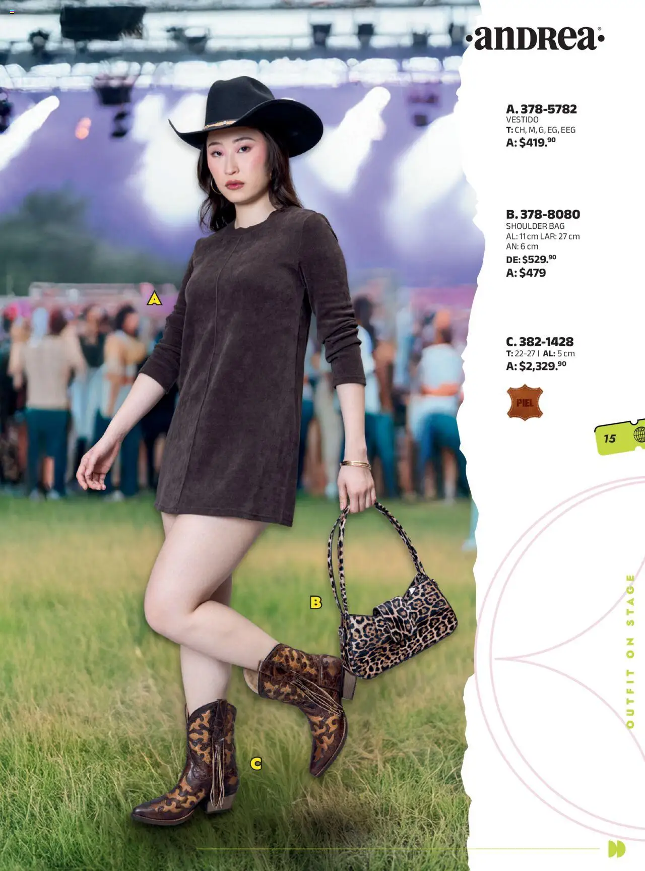 Nuevas ofertas de Andrea válidas en toda la República Mexicana desde el 28.09.2025. ¡Encuentra las mejores ofertas en Andrea - Catálogo Looks Festivales! | Página: 15 | Productos: Vestido
