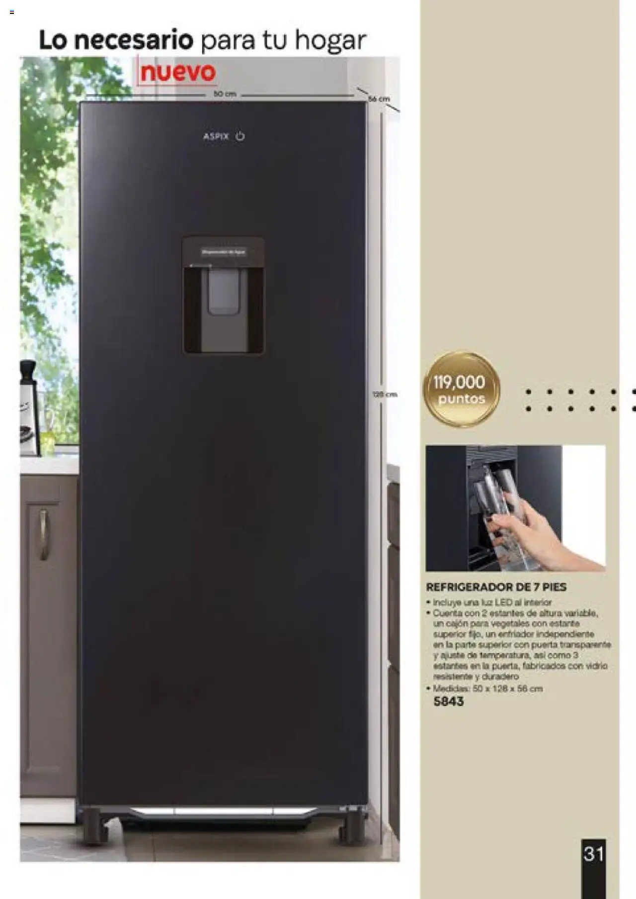 Nuevas ofertas de Fuller válidas en toda la República Mexicana desde el 13.06.2025. ¡Encuentra las mejores ofertas en Fuller catálogo Puntos! | Página: 31 | Productos: Refrigerador, Estante, Estantes