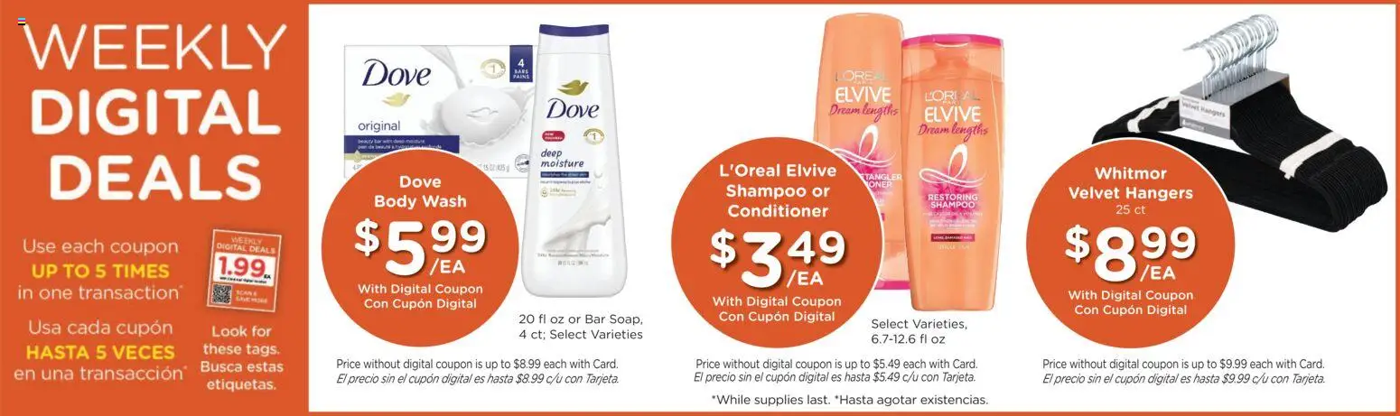 Smith's Weekly Ad - NM - valid from 07.01.2026 | Page: 4 | Products: Shampoo, Conditioner, Body Wash