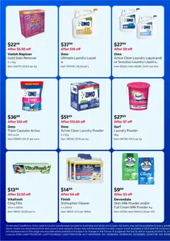 Preview of Costco Warehouse savings - valid from 16.02.2026 | Page: 8 | Products: Powder, Stain remover, Cream, Dishwasher cleaner