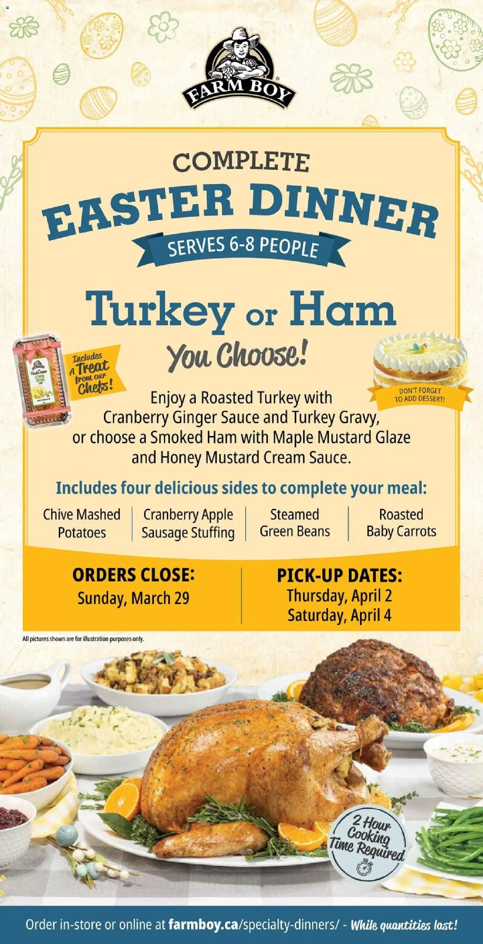 Farm Boy flyer valid from 26.03.2026 | Page: 11 | Products: Cream, Turkey, Potatoes, Ham