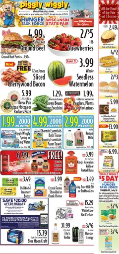 Piggly Wiggly Weekly Ad - valid from 23.07.2025 | Page: 4 | Products: Zucchini, Vodka, Fruits, Sauce