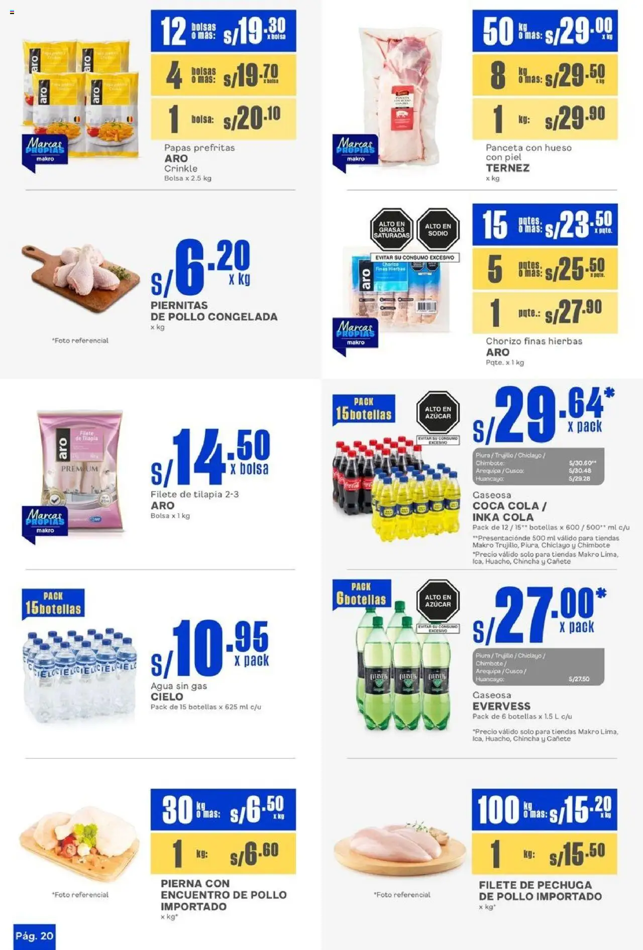 Catálogo Makro válido desde 09.10.2025 | Página: 22 | Productos: Papas, Bolsa