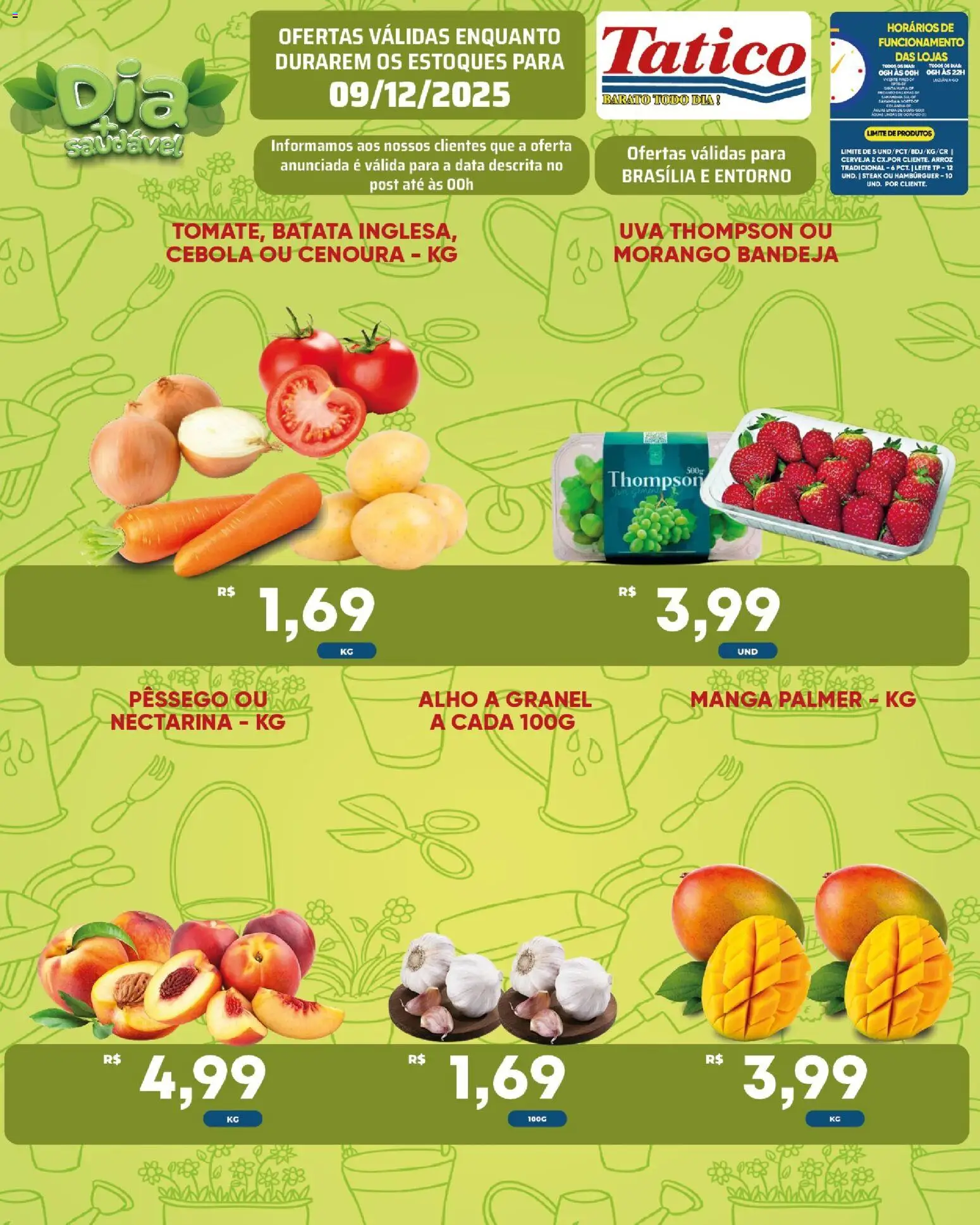 Tatico Folheto - válido de 10.12.2025 | Página: 28 | Produtos: Alho, Arroz, Cenoura, Bandeja