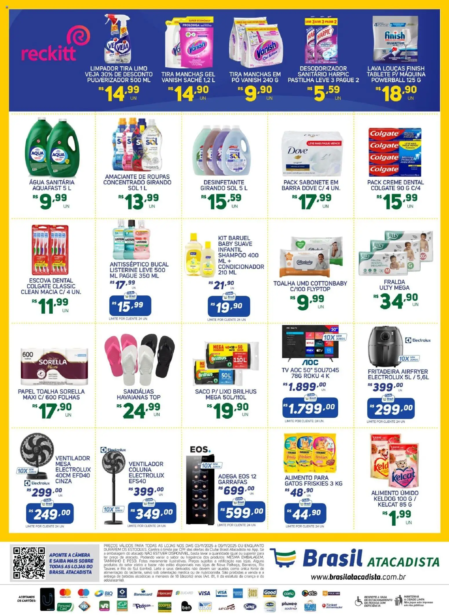 Brasil Atacadista Folheto - válido de 03.11.2025 | Página: 4 | Produtos: Fragrância, Tira manchas, Sabonete, Creme dental