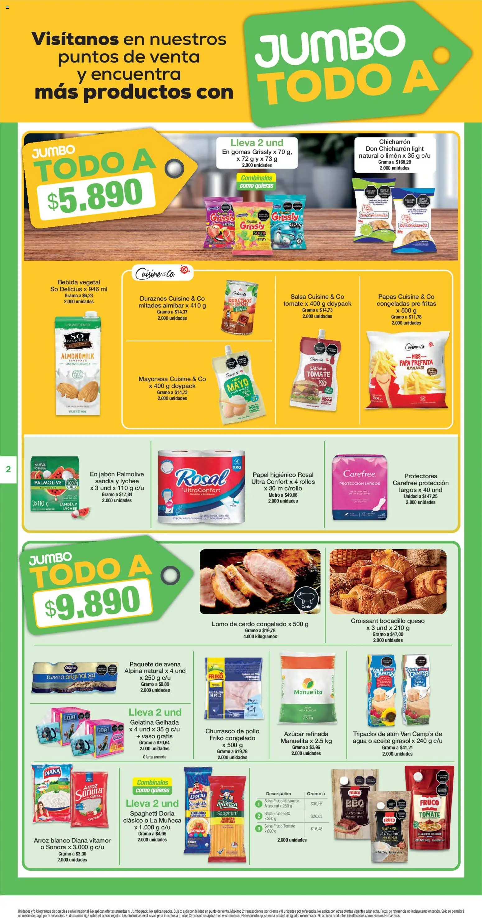 Jumbo revista - valida desde el 22.01.2026 | Página: 2 | Productos: Atún, Gelatina, Gomas, Azucar