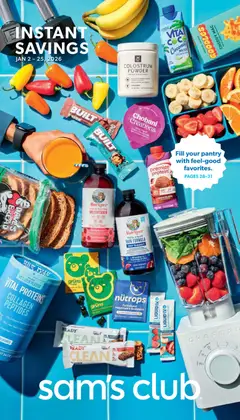 Preview of Sam's Club weekly ads valid from 02.01.2026