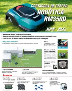 Nuevas ofertas de Makita válidas en toda la República Mexicana desde el 04.09.2025. ¡Encuentra las mejores ofertas en Makita - Catálogo! | Página: 72 | Productos: Robot, Cortadora de cesped, Juego, Alarma