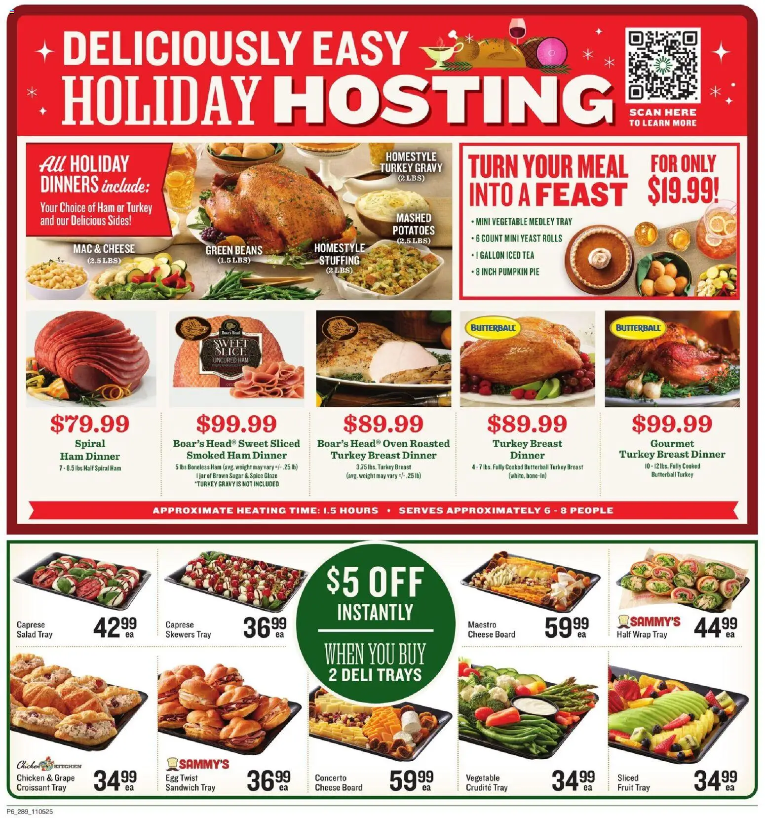Lowes Foods Weekly Ad - GA - valid from 05.11.2025 | Page: 8 | Products: Ham, Tea, Sugar, Pumpkin Pie