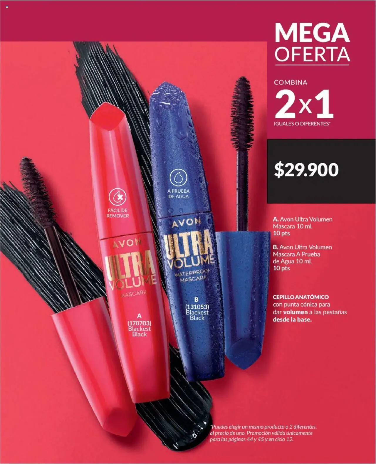 Avon revista - valida desde el 01.08.2025 | Página: 45 | Productos: Agua, Cepillo, Máscara