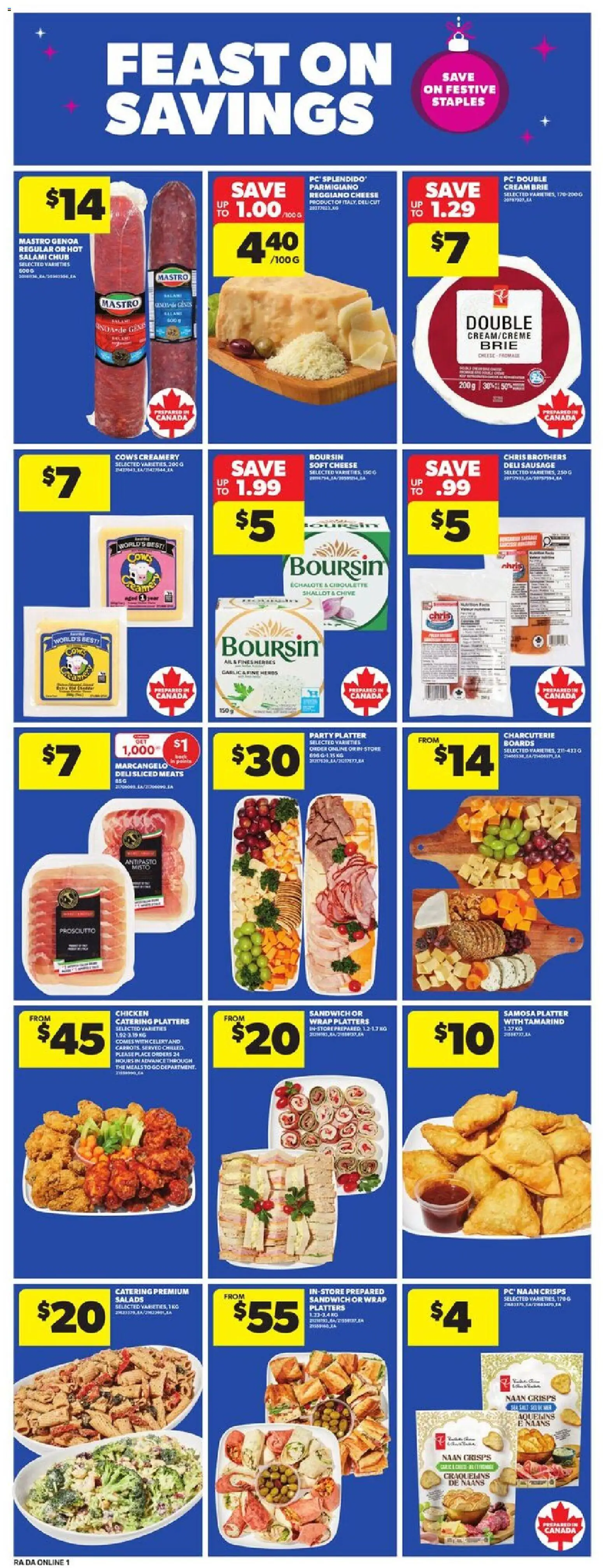 Atlantic Superstore flyer valid from 04.12.2025 | Page: 9 | Products: Cream, Cheese, Salami, Chicken