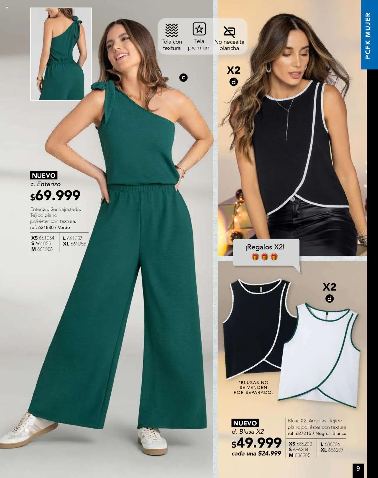 Pacifika revista - valida desde el 25.09.2025 | Página: 9 | Productos: Plancha, Blusa, Enterizo