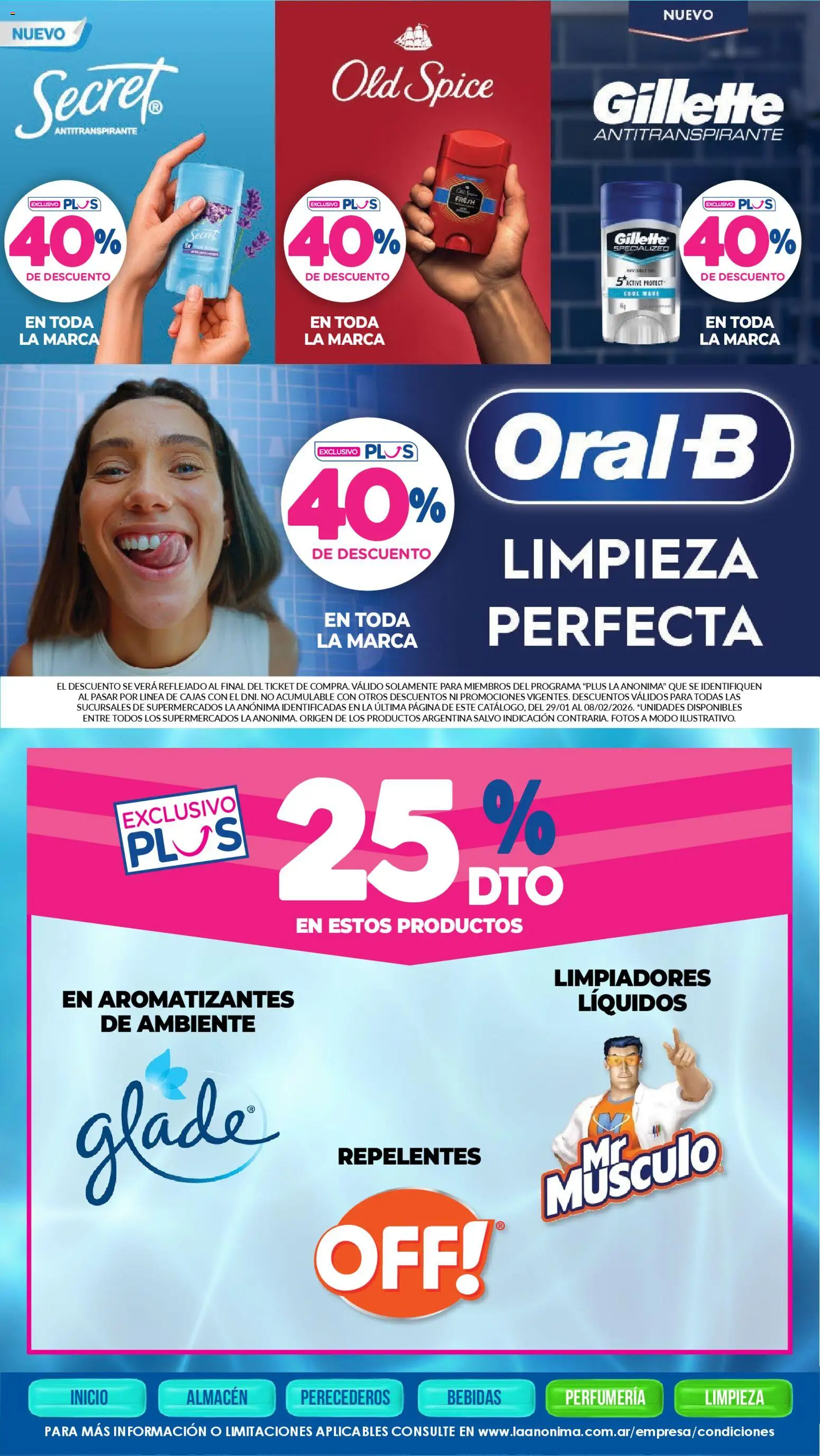 La Anonima catálogo │ válido desde el 29.01.2026 | Página: 40 | Productos: Antitranspirante