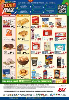 Max Atacadista ofertas Feira - Pré-Visualização do folheto da loja Max Atacadista, válido de 03.03.2026 | Página: 2 | Produtos: Faca, Tilápia, Chocolate, Frango