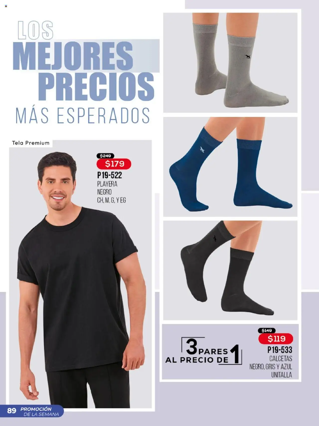 Nuevas ofertas de Cklass válidas en toda la República Mexicana desde el 14.08.2025. ¡Encuentra las mejores ofertas en Cklass - Catálogo Promo De La Semana! | Página: 90 | Productos: Calcetas, Playera