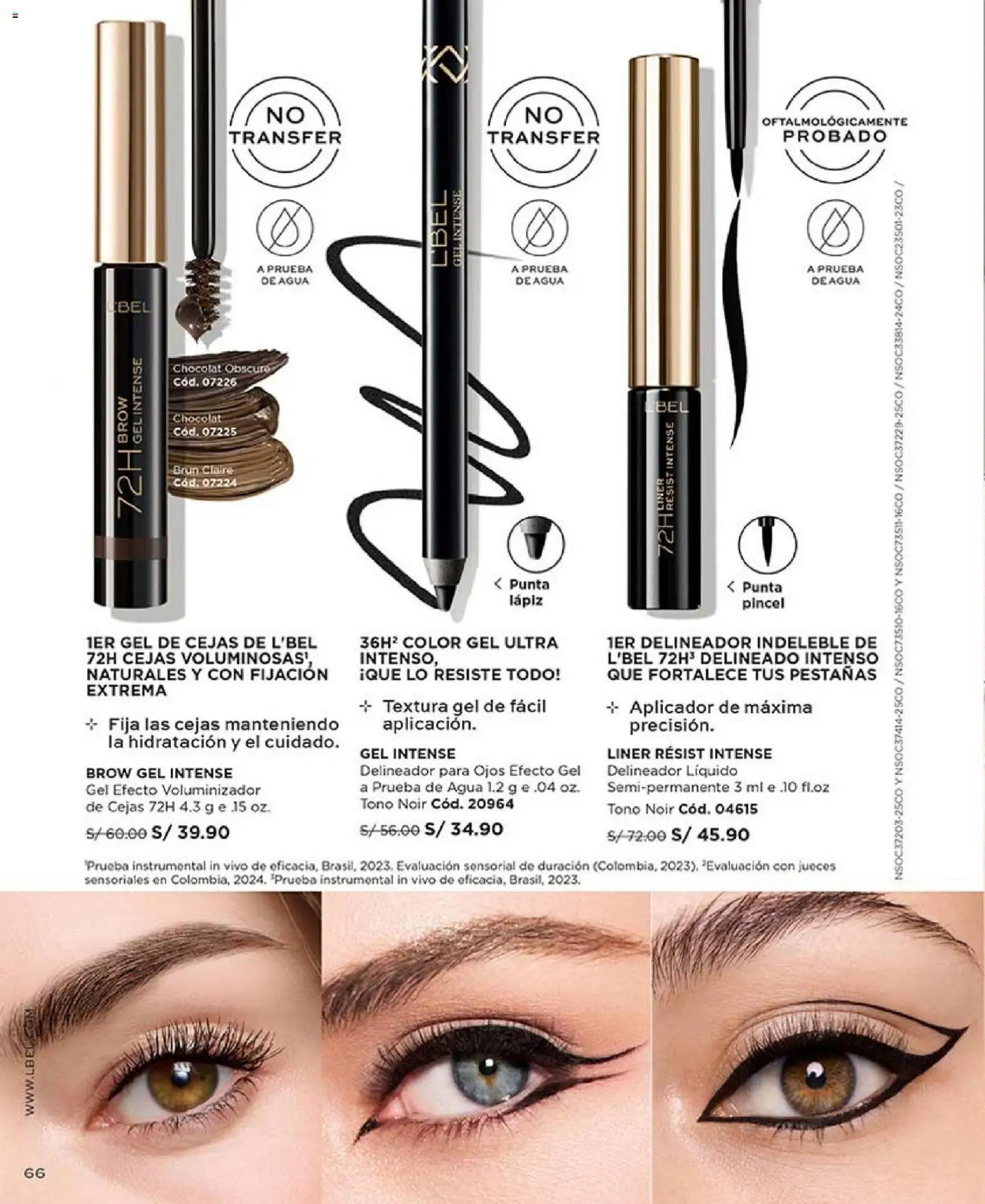 Catálogo L'Bel válido desde 17.01.2026 | Página: 66 | Productos: Delineador, Pincel