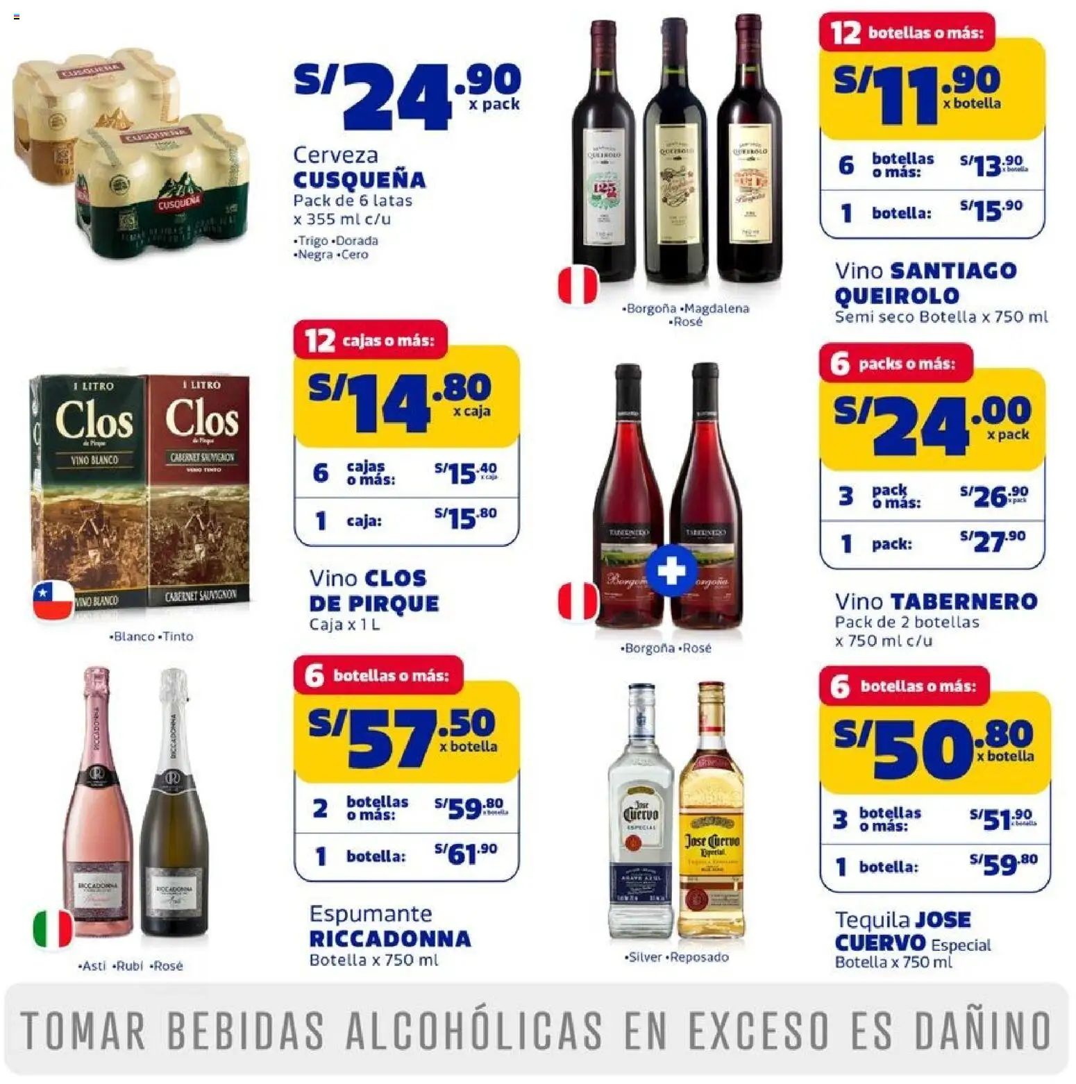 Catálogo Makro válido desde 12.02.2026 | Página: 24 | Productos: Caja, Vino, Cerveza