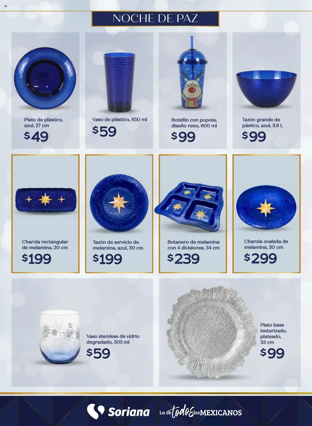 Nuevas ofertas de Soriana válidas en toda la República Mexicana desde el 25.09.2025. ¡Encuentra las mejores ofertas en Soriana - Decoración Navideña Híper Nacional! | Página: 14