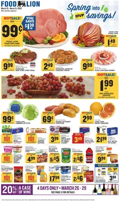 Preview of Food Lion weekly ads valid from 25.03.2026