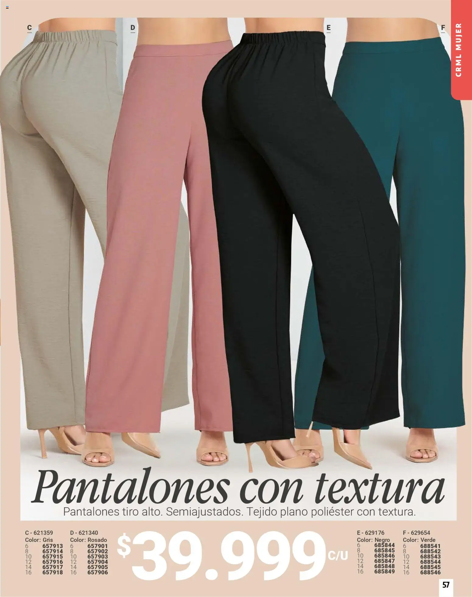 Carmel revista - valida desde el 01.01.2026 | Página: 57 | Productos: Pantalones