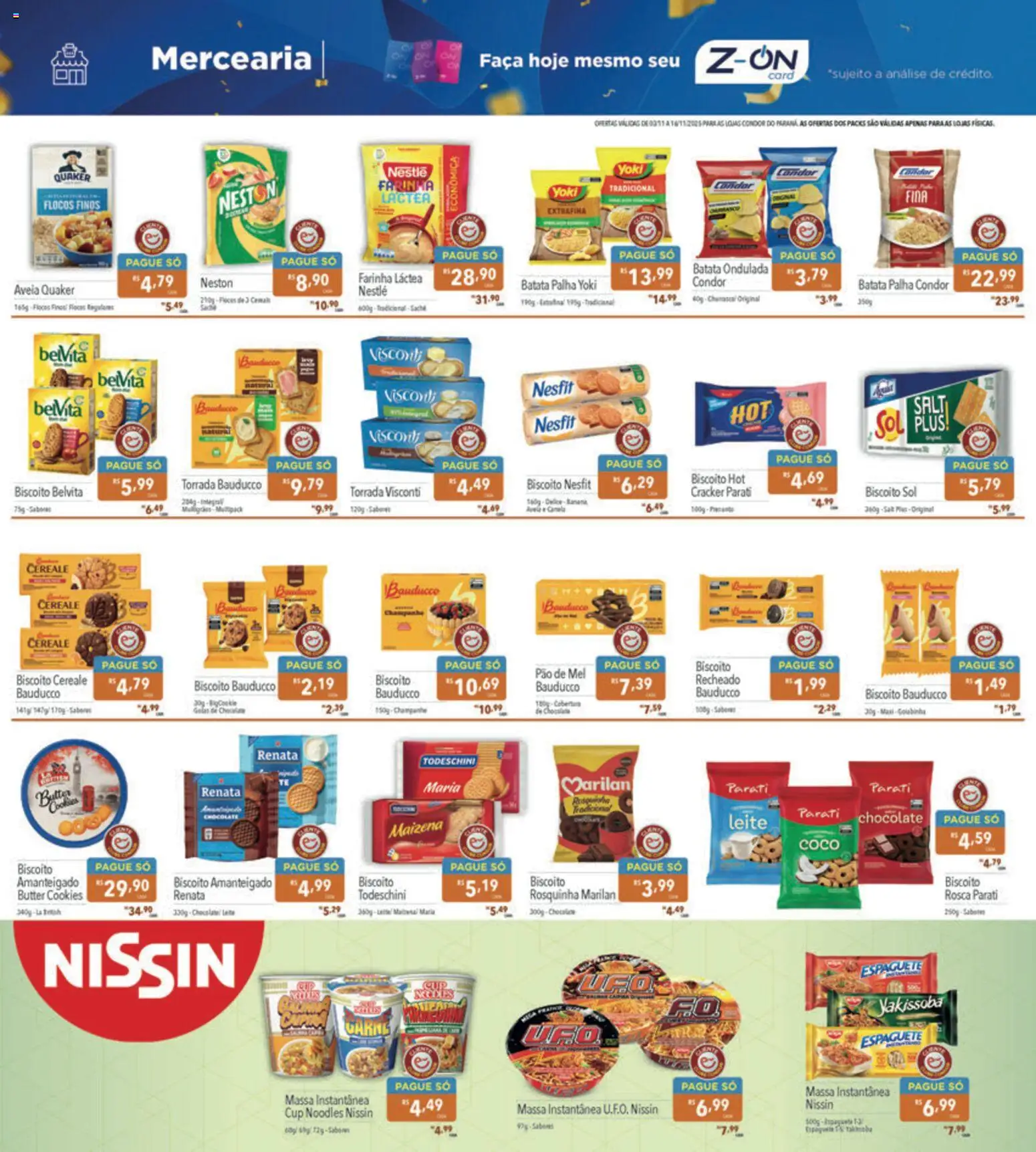 Supermercados Condor Folheto - válido de 03.11.2025 | Página: 6 | Produtos: Cará, Pão, Chocolate, Massa