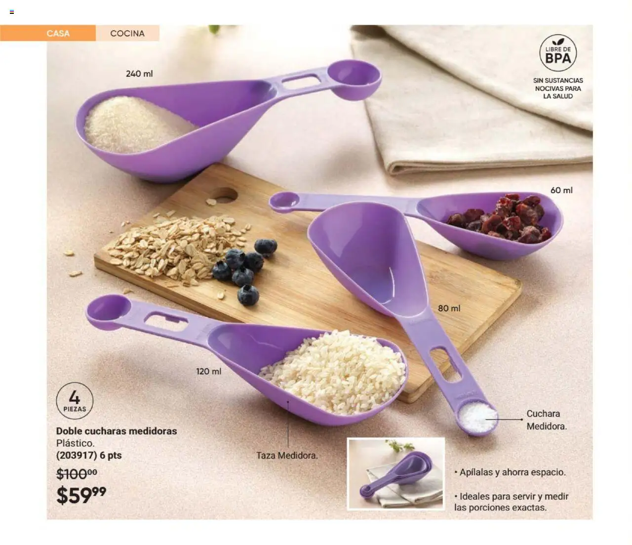 Nuevas ofertas de AVON válidas en toda la República Mexicana desde el 09.10.2025. ¡Encuentra las mejores ofertas en AVON - Casa & Estilo 16 2025! | Página: 46 | Productos: Taza, Cocina, Cuchara