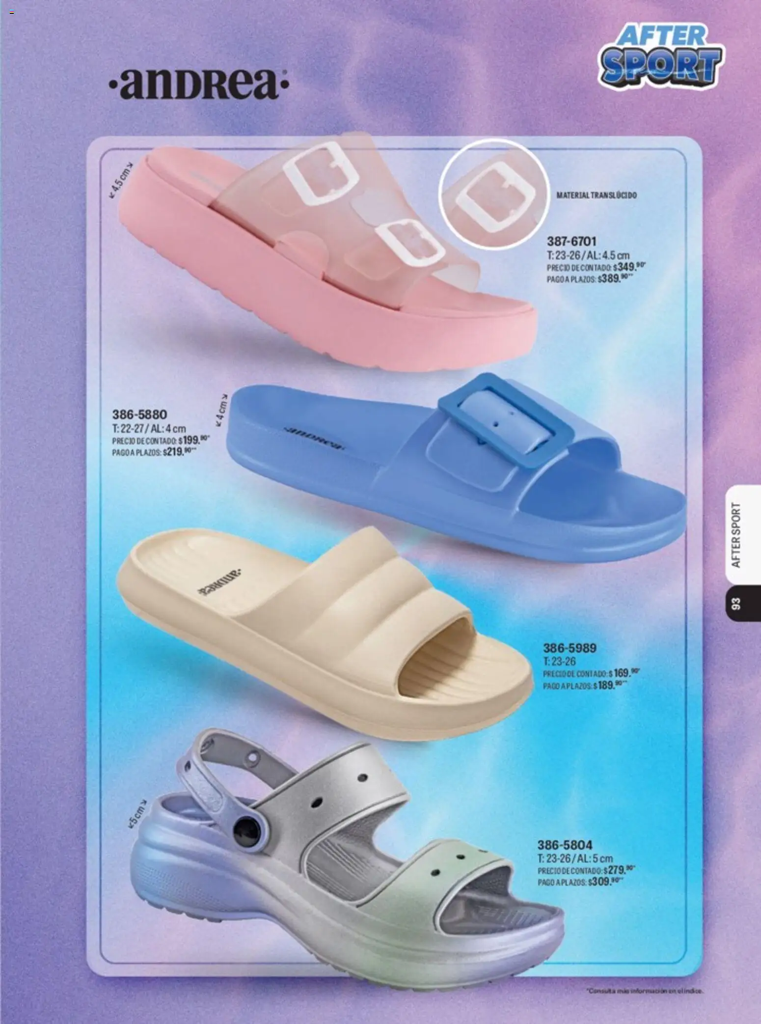 Nuevas ofertas de Andrea válidas en toda la República Mexicana desde el 15.04.2026. ¡Encuentra las mejores ofertas en Andrea catálogo Lo mejor en marcas! | Página: 68