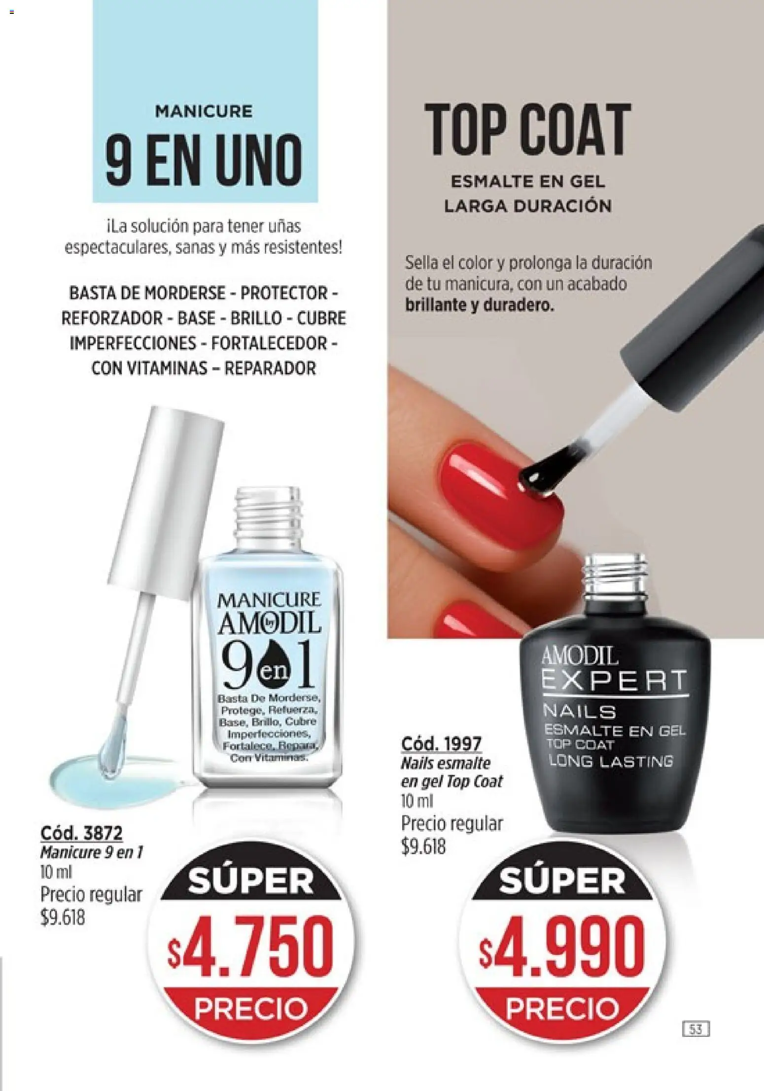 Catálogo Amodil Campaña 5 │ válido desde el 01.03.2026 | Página: 53 | Productos: Vitaminas, Top, Brillo