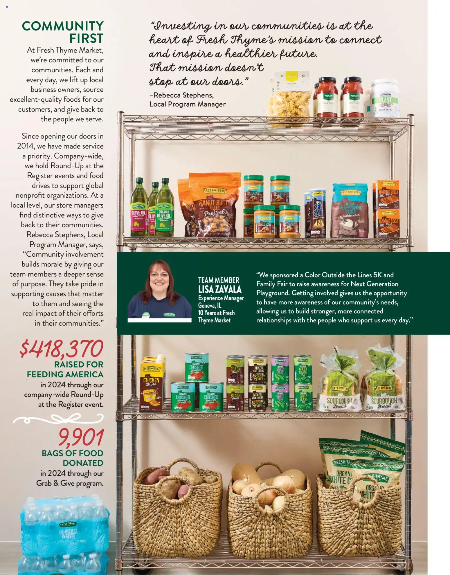 Fresh Thyme Magazine Holiday 2025 - valid from 15.11.2025 | Page: 19 | Products: Butter, Oil, Bread, Water