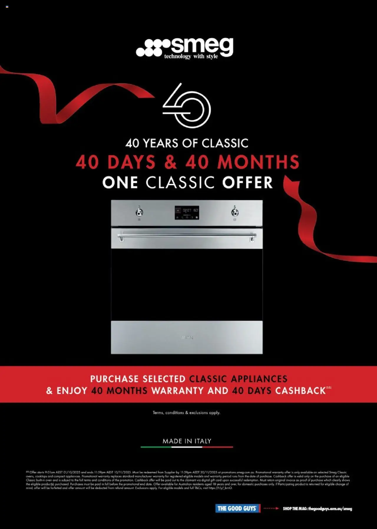 The Good Guys catalogue - valid from 30.09.2025 | Page: 7 | Products: Date, Digital, Domestic, Oven