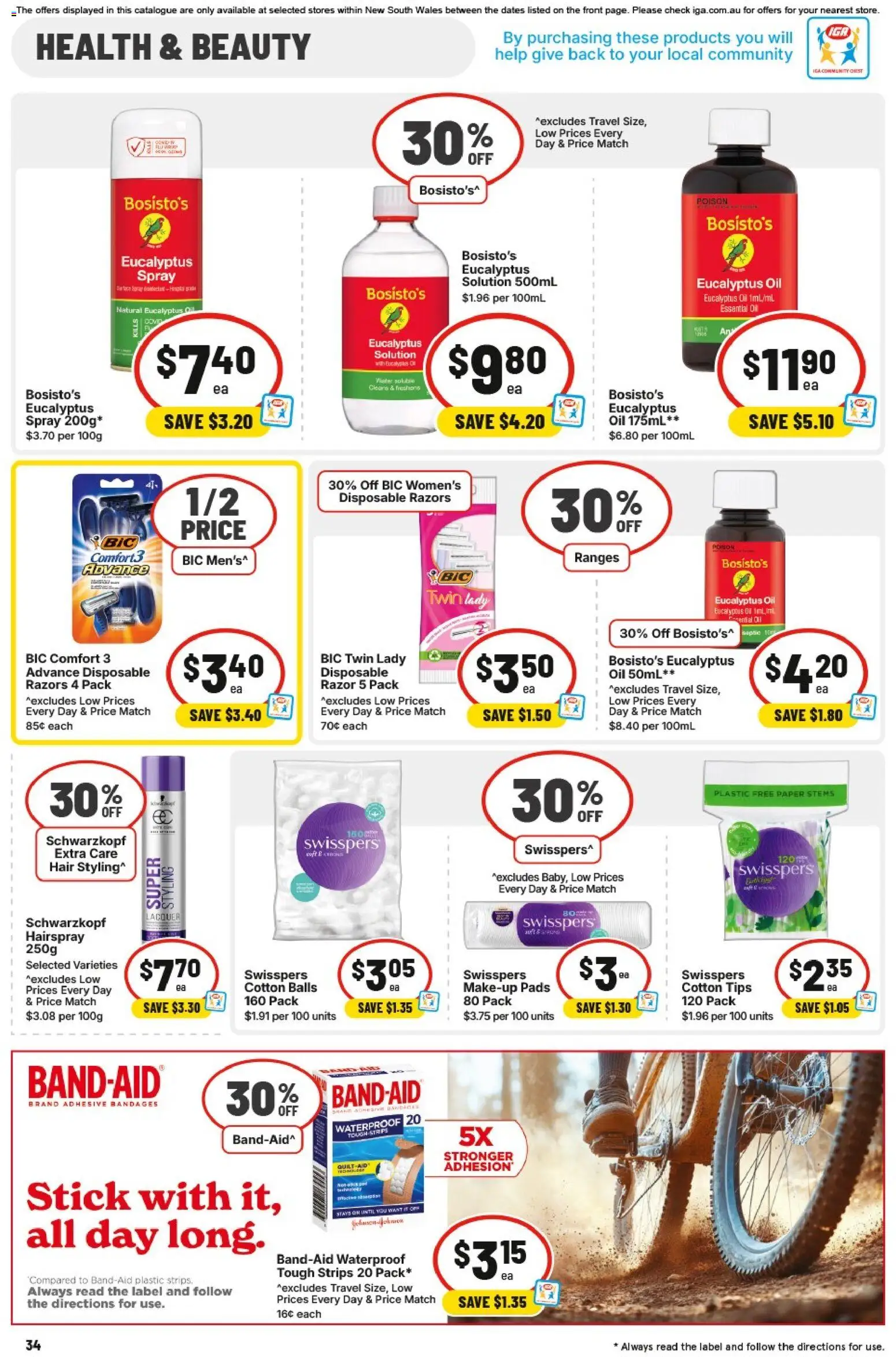 IGA catalogue - valid from 28.01.2026 | Page: 30 | Products: Oil, Makeup, Razor, Razors