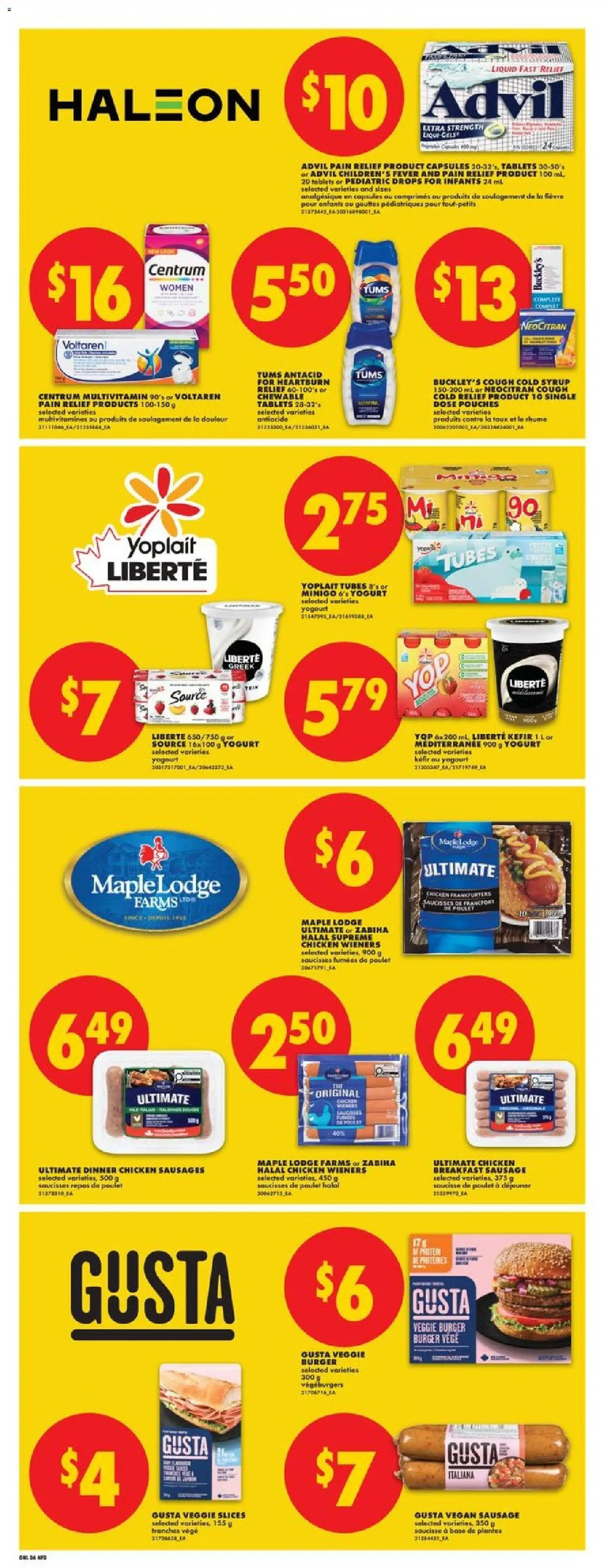 No Frills flyer valid from 16.04.2026 | Page: 14 | Products: Yogurt, Chicken
