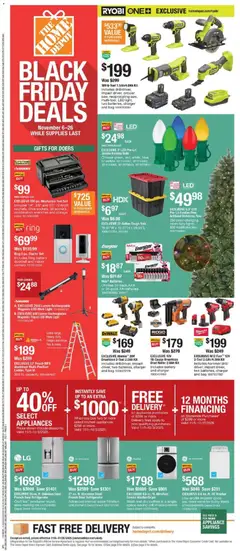 Preview of Home Depot weekly ads valid from 06.11.2025