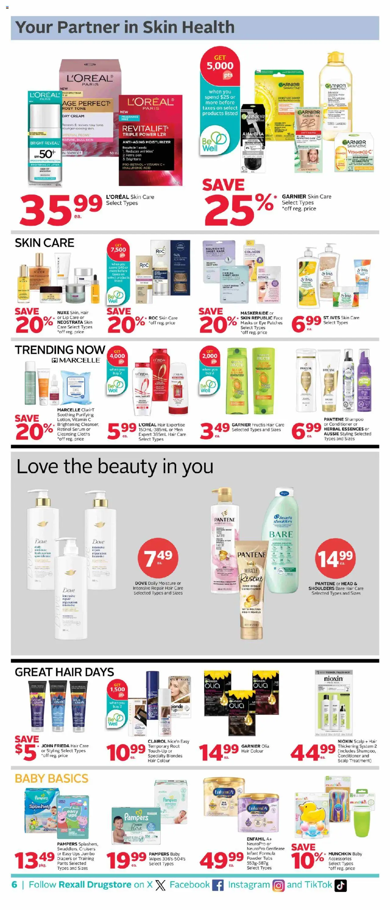Rexall flyer valid from 03.10.2025 | Page: 10 | Products: Cream, Fragrance, Powder, Conditioner