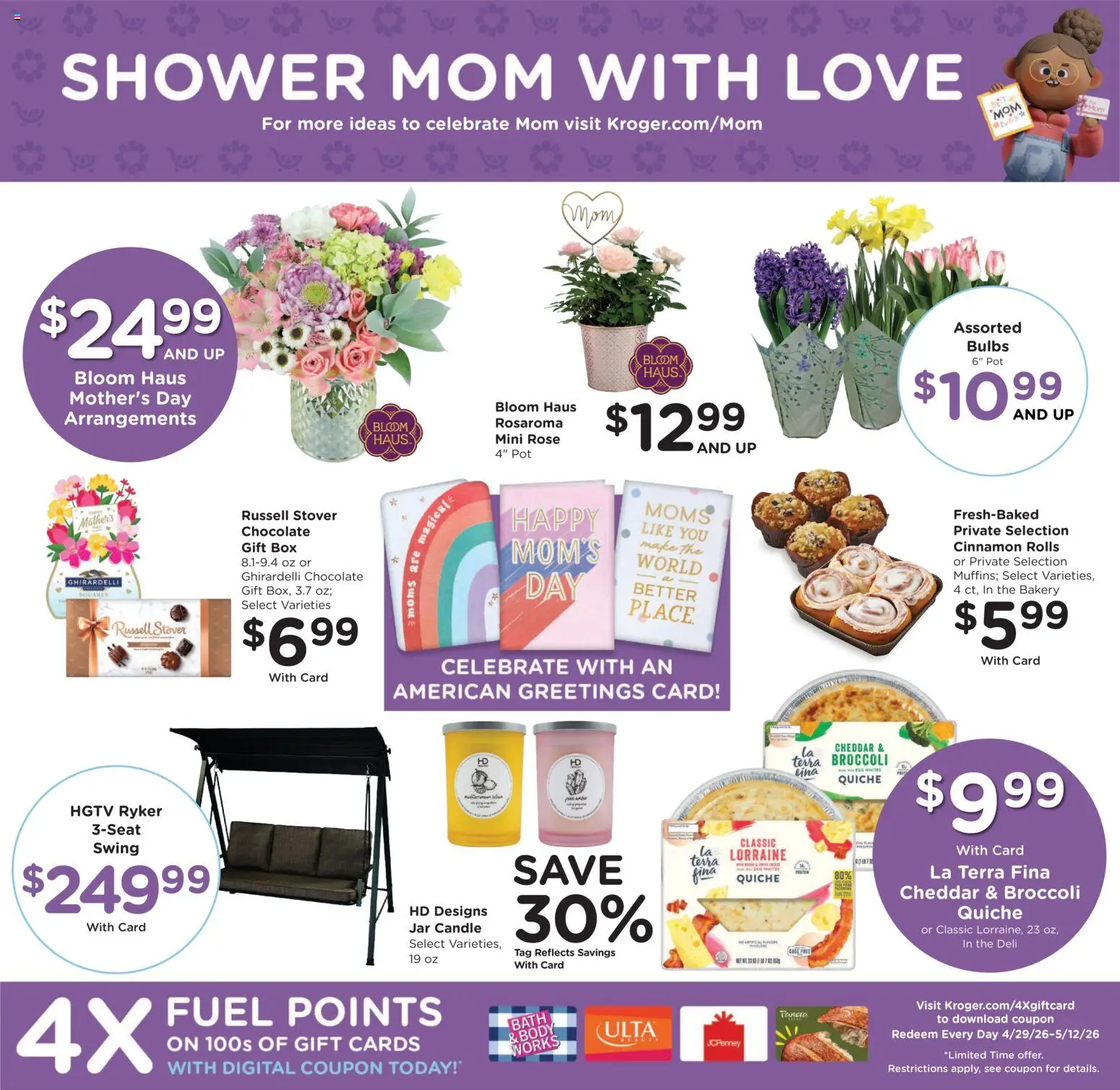 Kroger Weekly Ad - valid from 29.04.2026 | Page: 7 | Products: Bakery, Broccoli, Bath, Shower