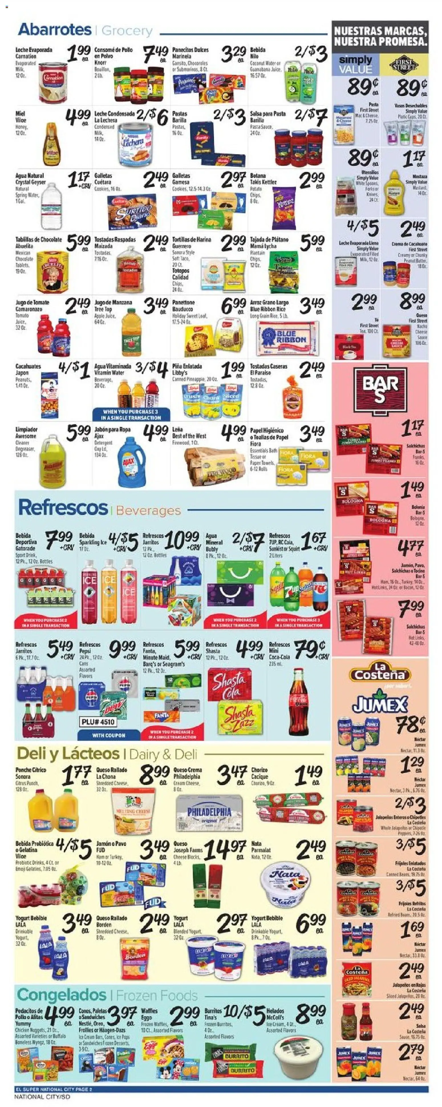 El Super Weekly Ad - valid from 12.11.2025 | Page: 2 | Products: Yogurt, Rice, Pasta, Cream