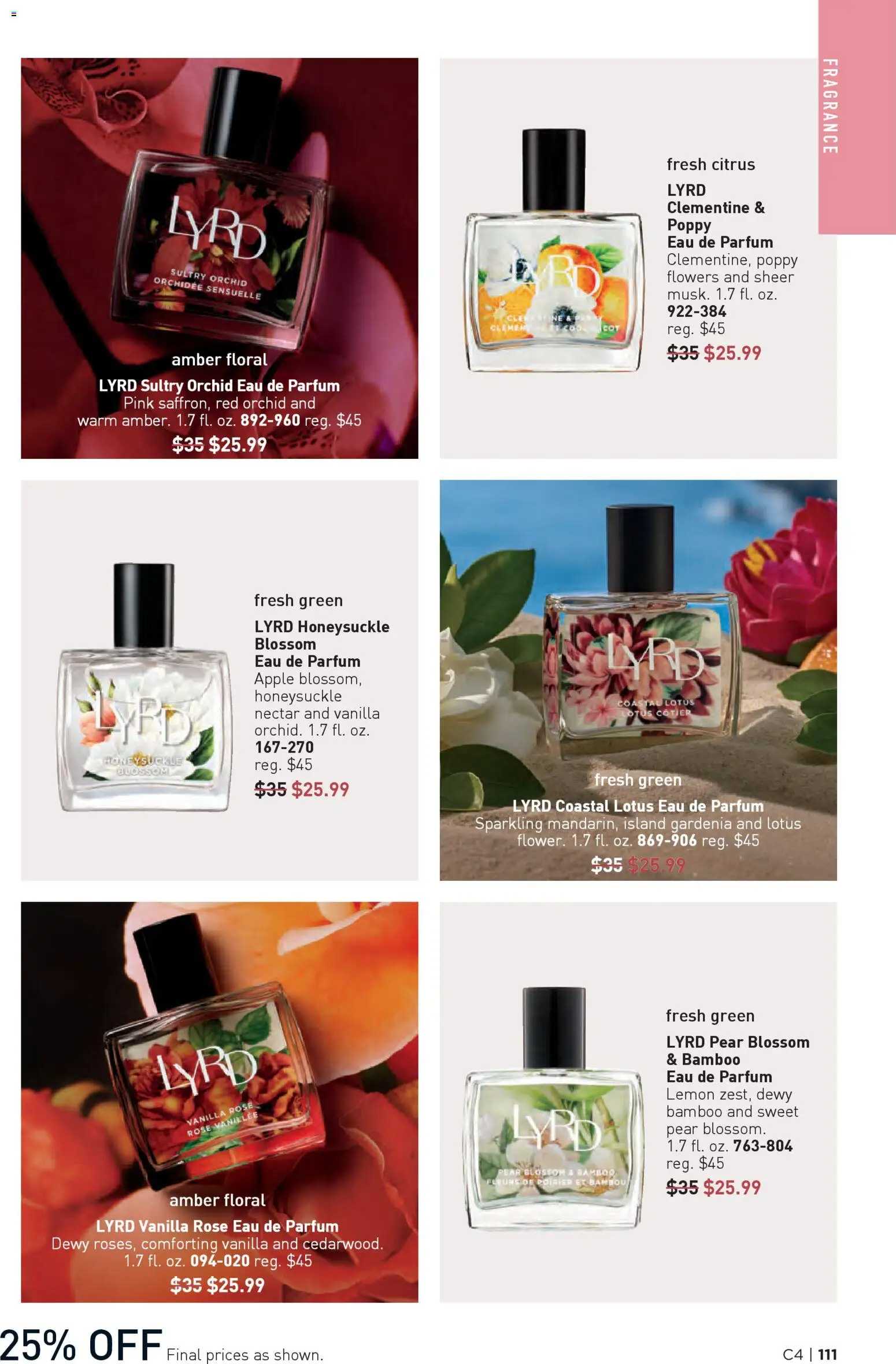 Avon Brochure - valid from 11.02.2026 | Page: 111 | Products: Fragrance, Lemon, Pear