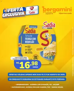 Supermercado Bergamini - Ofertas Sadia e Perdigão - Pré-Visualização do folheto da loja Supermercado Bergamini, válido de 15.08.2025