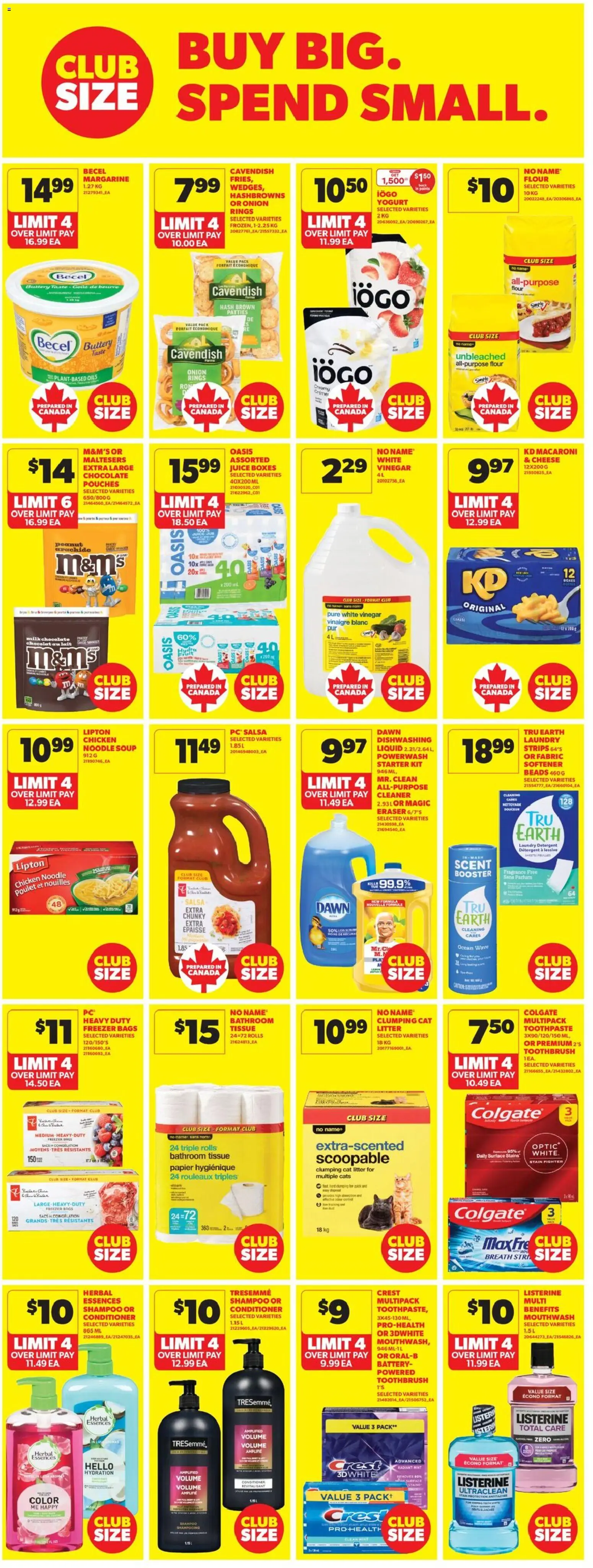 Real Canadian Superstore flyer valid from 19.02.2026 | Page: 25 | Products: Freezer, Fragrance, Milk, Cheese