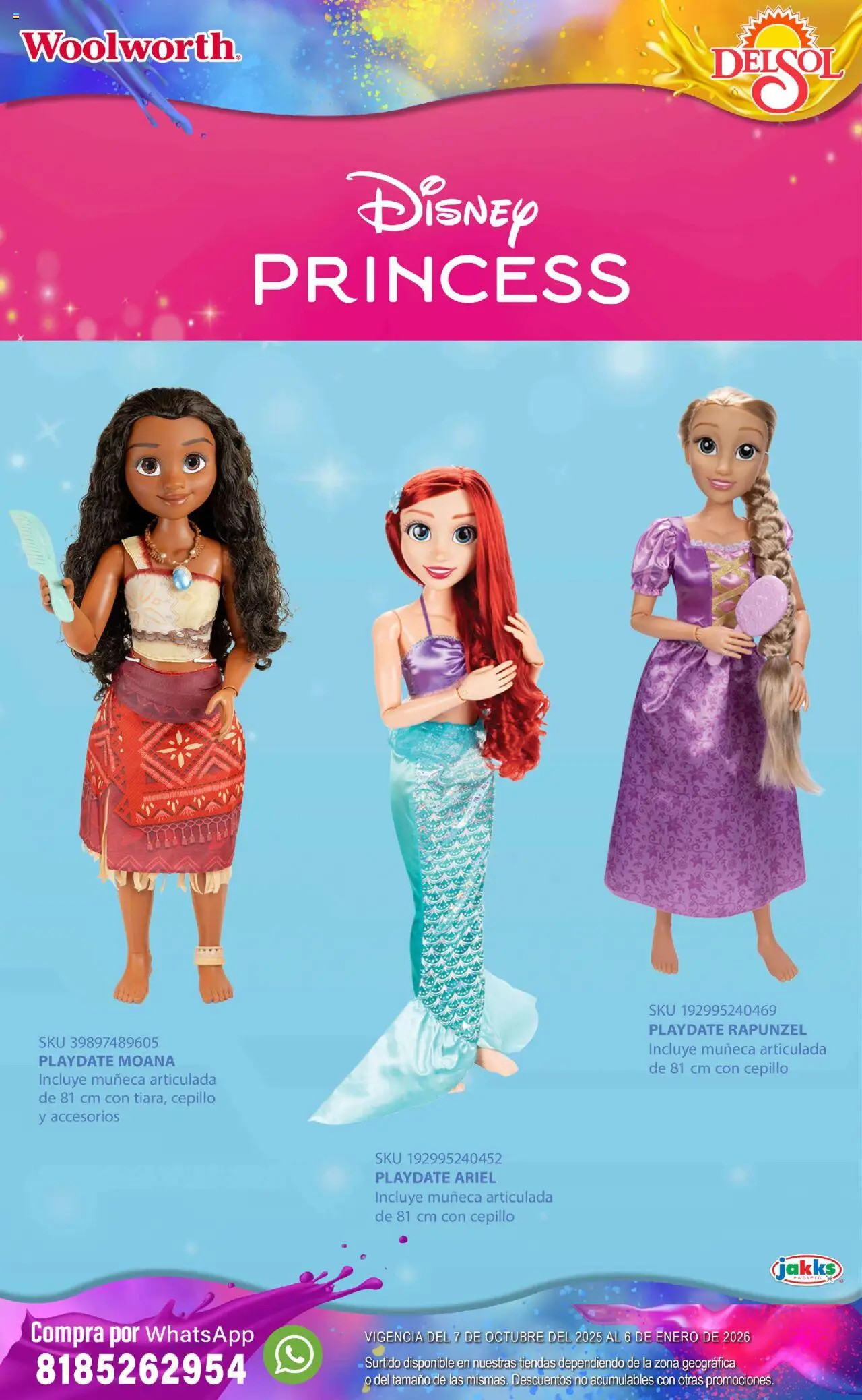 Nuevas ofertas de Del Sol y Woolworth válidas en toda la República Mexicana desde el 07.10.2025. ¡Encuentra las mejores ofertas en Del Sol y Woolworth - Catálogo Castillo Del Juguete! | Página: 51 | Productos: Cepillo