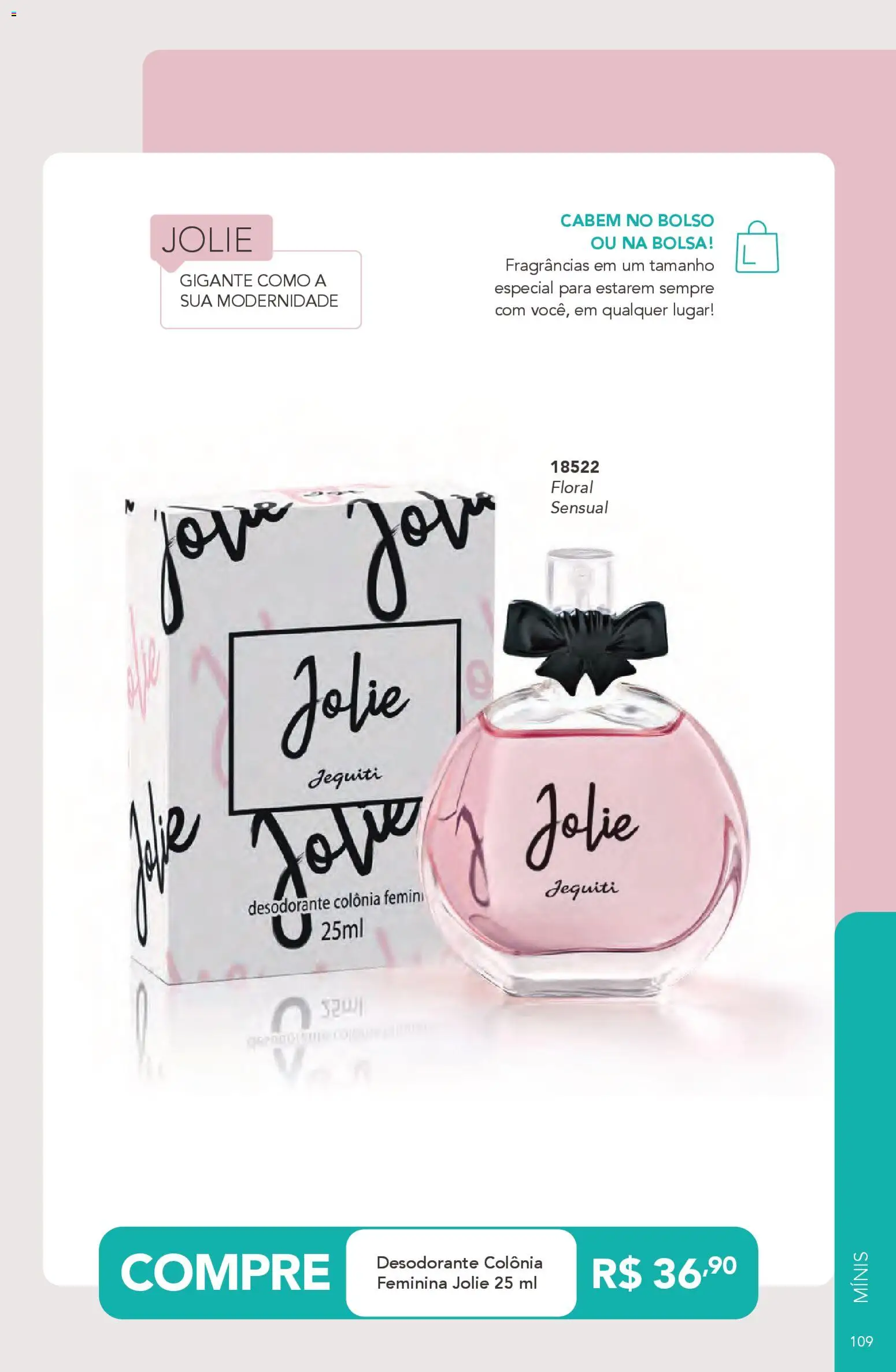 Jequiti Folheto - válido de 11.11.2025 | Página: 109 | Produtos: Desodorante, Bolsa