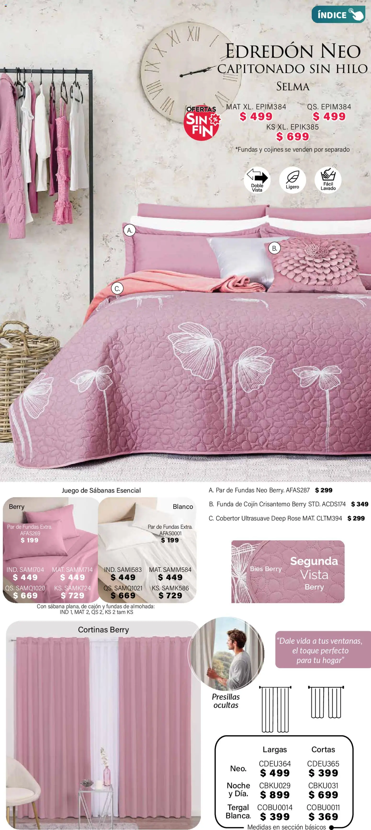 Nuevas ofertas de Colchas Concord válidas en toda la República Mexicana desde el 01.11.2025. ¡Encuentra las mejores ofertas en Colchas Concord Buen Fin! | Página: 20 | Productos: Cobertor, Juego, Funda, Almohada