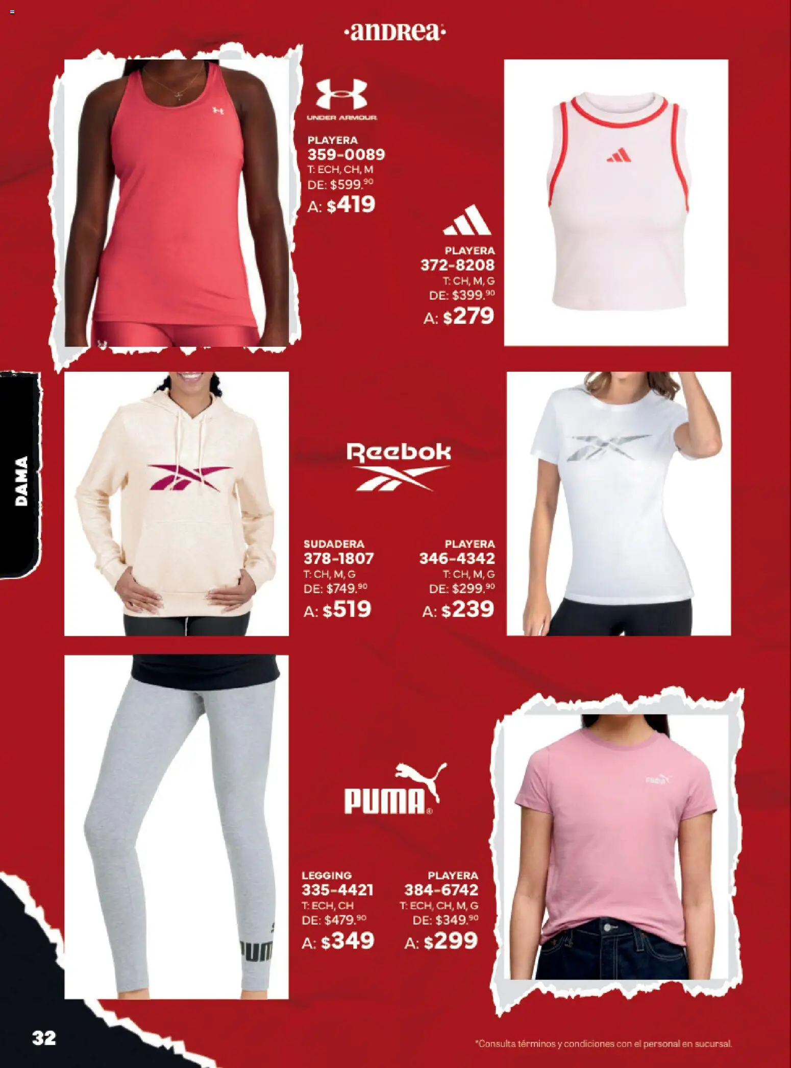 Nuevas ofertas de Andrea válidas en toda la República Mexicana desde el 02.11.2025. ¡Encuentra las mejores ofertas en Andrea Buen Fin ! | Página: 32 | Productos: Sudadera, Playera