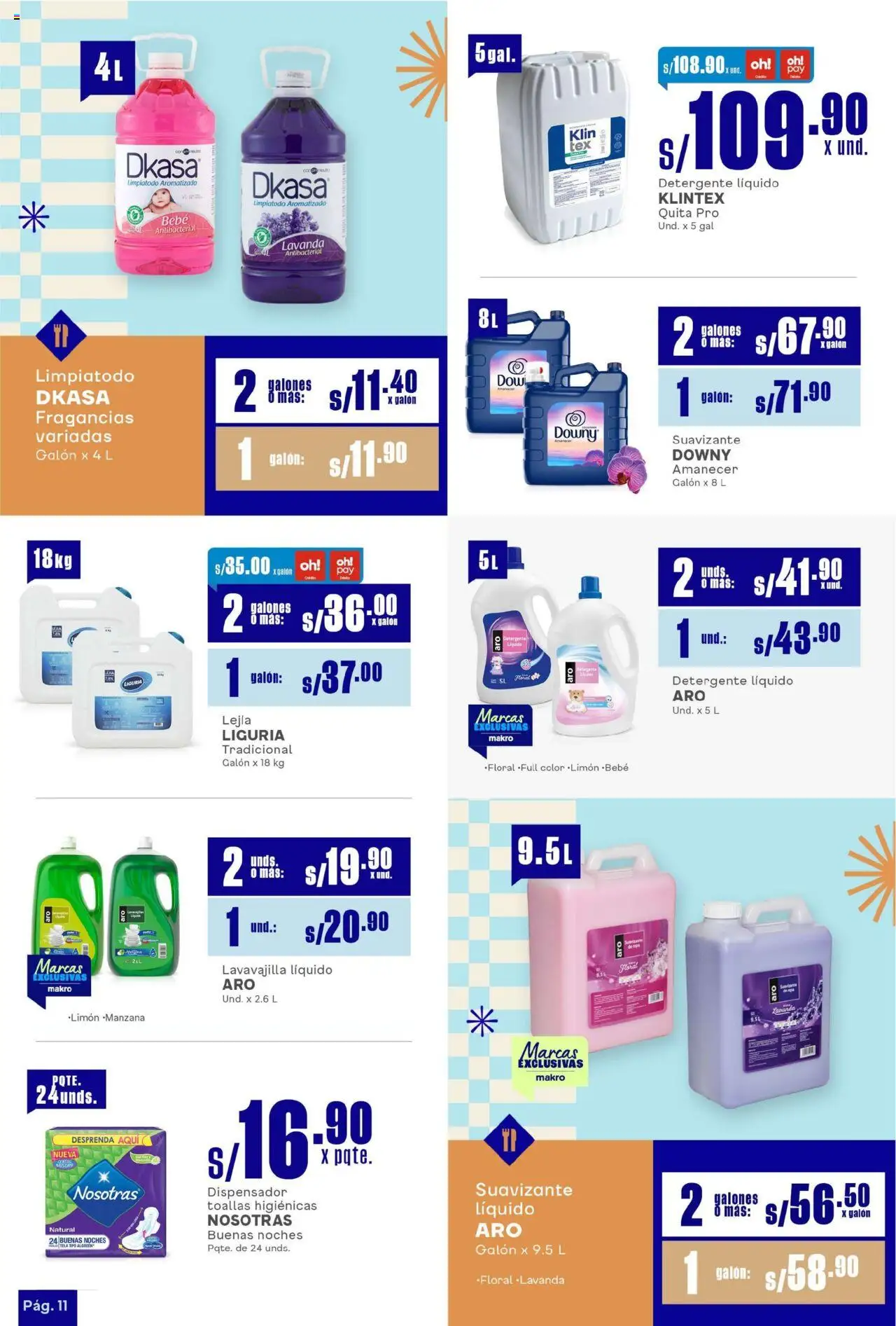Catálogo Makro válido desde 14.08.2025 | Página: 11 | Productos: Detergente