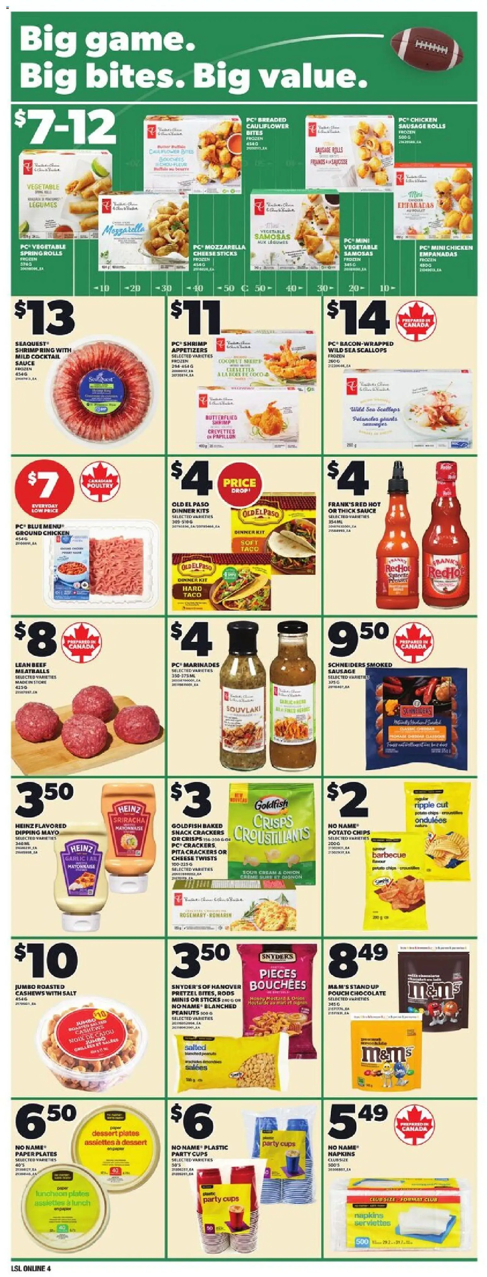 Loblaws flyer valid from 13.11.2025 | Page: 11 | Products: Beef, PC, Chocolate, Chicken