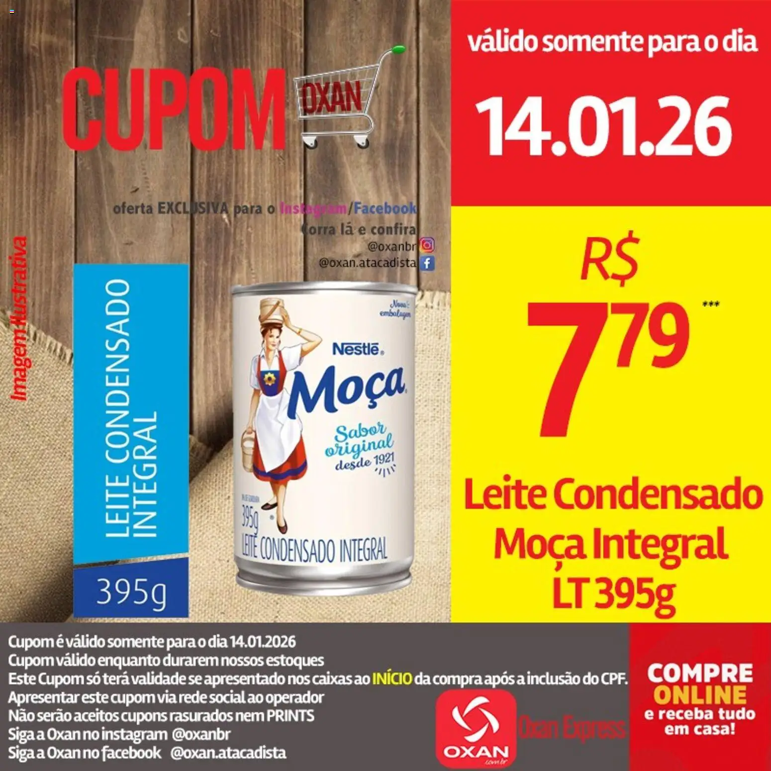 Oxan Atacadista Folheto - válido de 14.01.2026 | Página: 11 | Produtos: Leite, Leite condensado